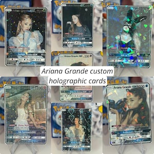 Ariana Grande fan collectable card *choose your own holographic finish*