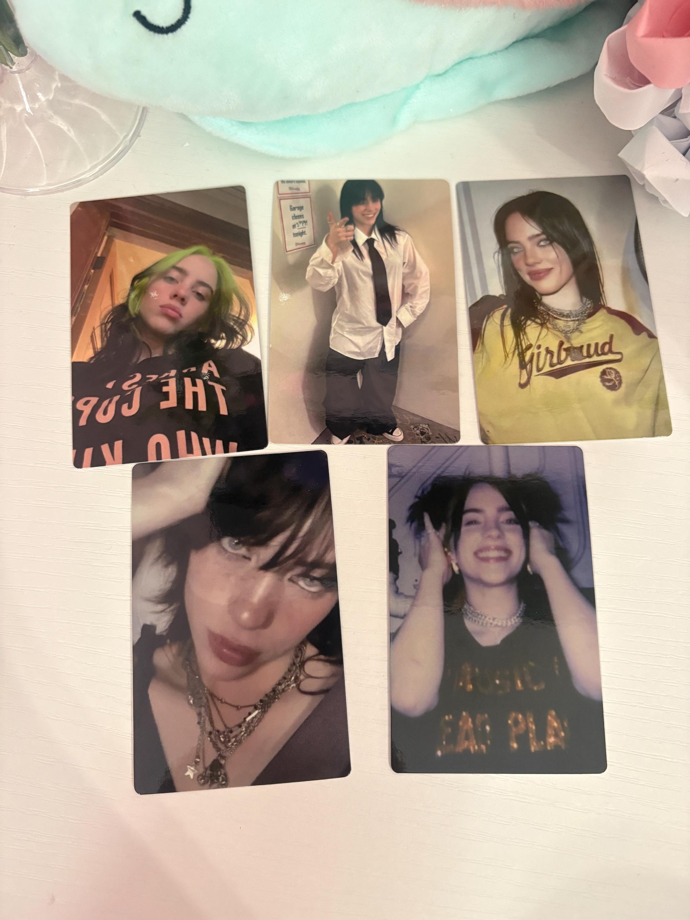 Billie Eilish Collective Photocard Pack of 5 Gift - Etsy