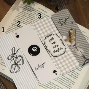 Neutral Aesthetic Bookmarks/ Book Lovers / Book Accessories/ Bookish / Book gifts