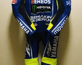 Yamaha MotoGP Läderracingställ, CE-skyddat, Specialdesignat