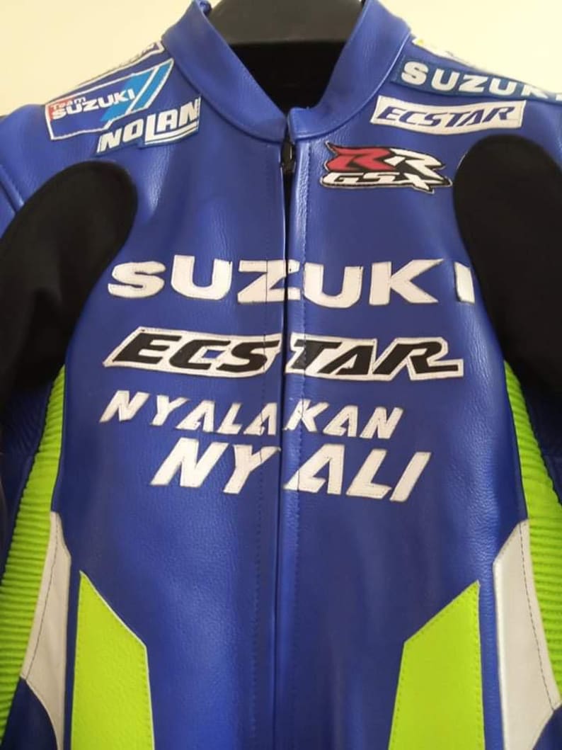 Suzuki motorcykel läderracingställ, MotoGp Design motorcykelställ bild 4