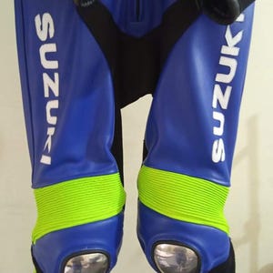 Suzuki motorcykel läderracingställ, MotoGp Design motorcykelställ bild 8
