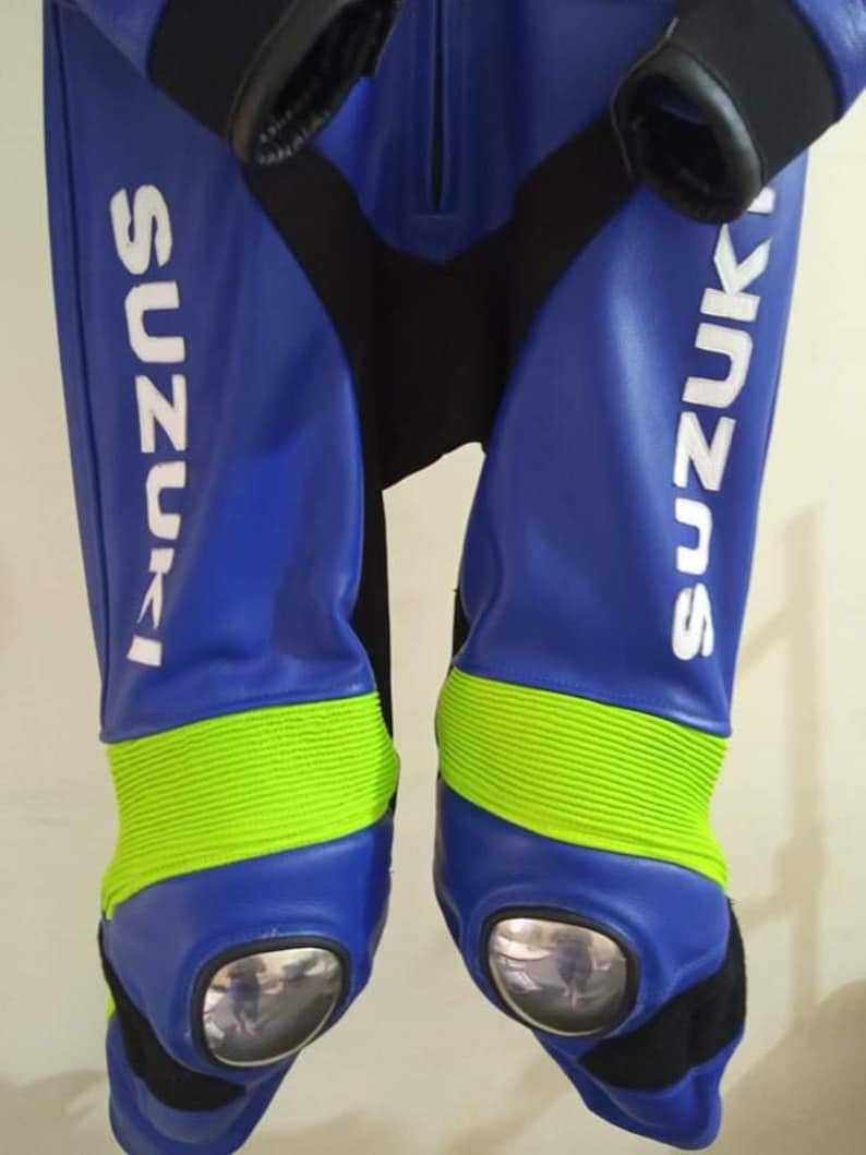 Suzuki motorcykel läderracingställ, MotoGp Design motorcykelställ bild 8