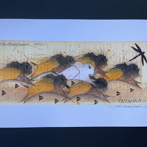 Lakota Ledger Art Print