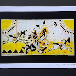 Lakota Ledger Art Print
