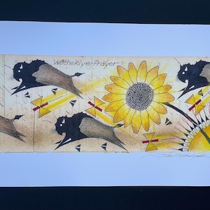 Lakota Ledger Art Print