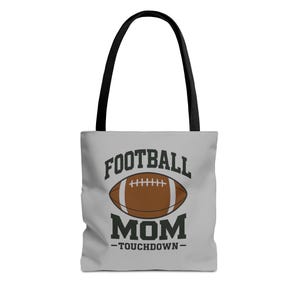 Football Mom Tote Bag - Fun Sports Carryall, Gift for Mother&#39;s Day, Game Day Essential, Organized Shopping, Durable Everyday Use