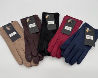 Winter Warm Soft Womens Gloves One Size