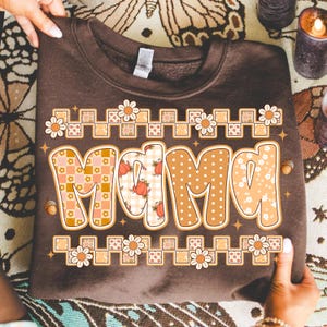 Fall Mama PNG: Coquette Pumpkin Design - Autumn Sublimation (Digital Download