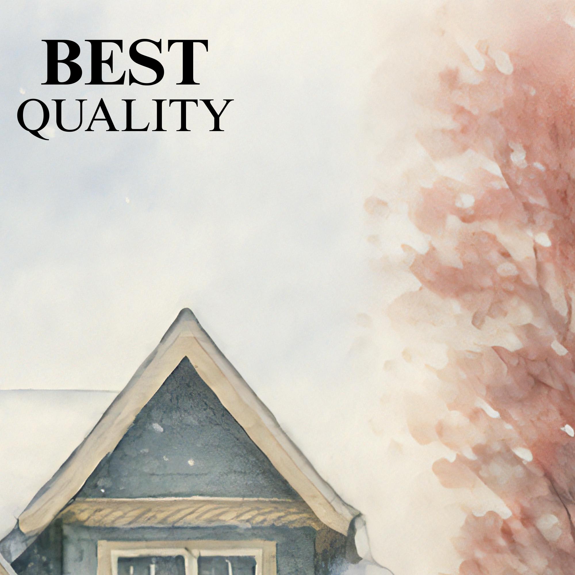 Custom Watercolor House Portrait Christmas, Landscape Home Illustration ...