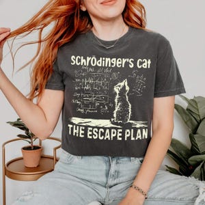 Schrödinger’s Cat PNG, Funny Science Cat png, Quantum Physics Humor Design, Nerdy Geek Lab Joke Digital Download