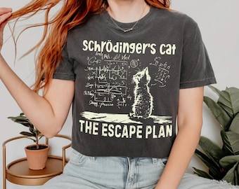 Schrödinger’s Cat PNG, Funny Science Cat png, Quantum Physics Humor Design, Nerdy Geek Lab Joke Digital Download