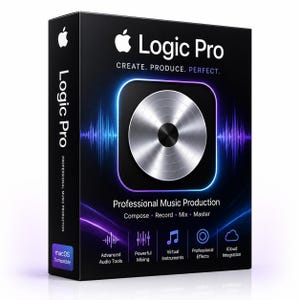 Apple Logic Pro 12.2 Professional Music Production Software MacOS Lifetime License Instant Download