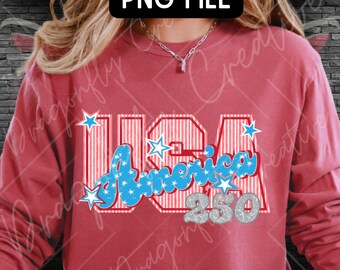 Stars & Stripes PNG, Patriotic Sublimation File, Independence Day Design (Digital Download)