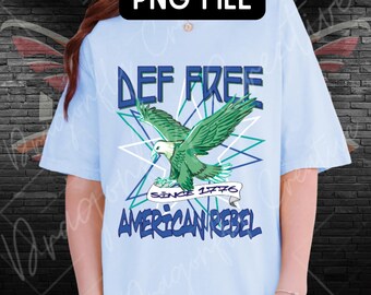 Freedom PNG, Patriotic Sublimation File, Independence Day Design (Digital Download)