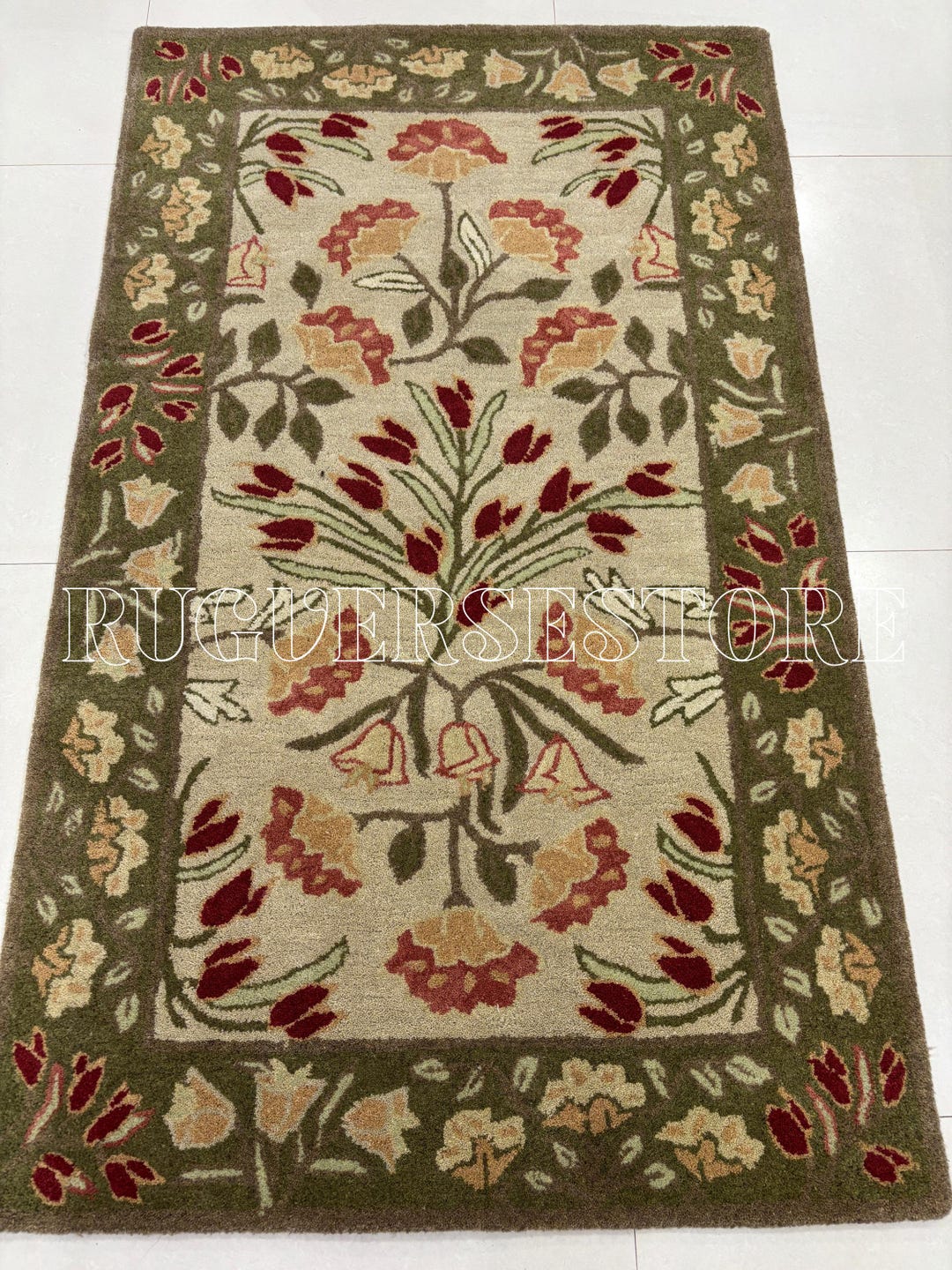 3 X 5 Ft (stock) Adeline Multi Traditional Hand Tufted Wool Area Rug ...