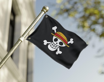 Straw Hat Jolly Roger - One Piece Inspired Flag