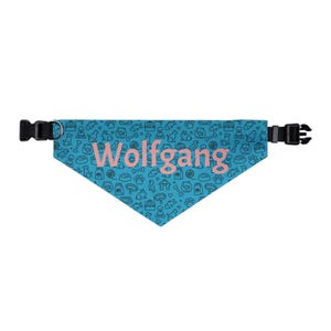 Customizable Pet Bandana Collar: Polyester Dog Accessory