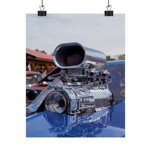 Mustang Blower Poster