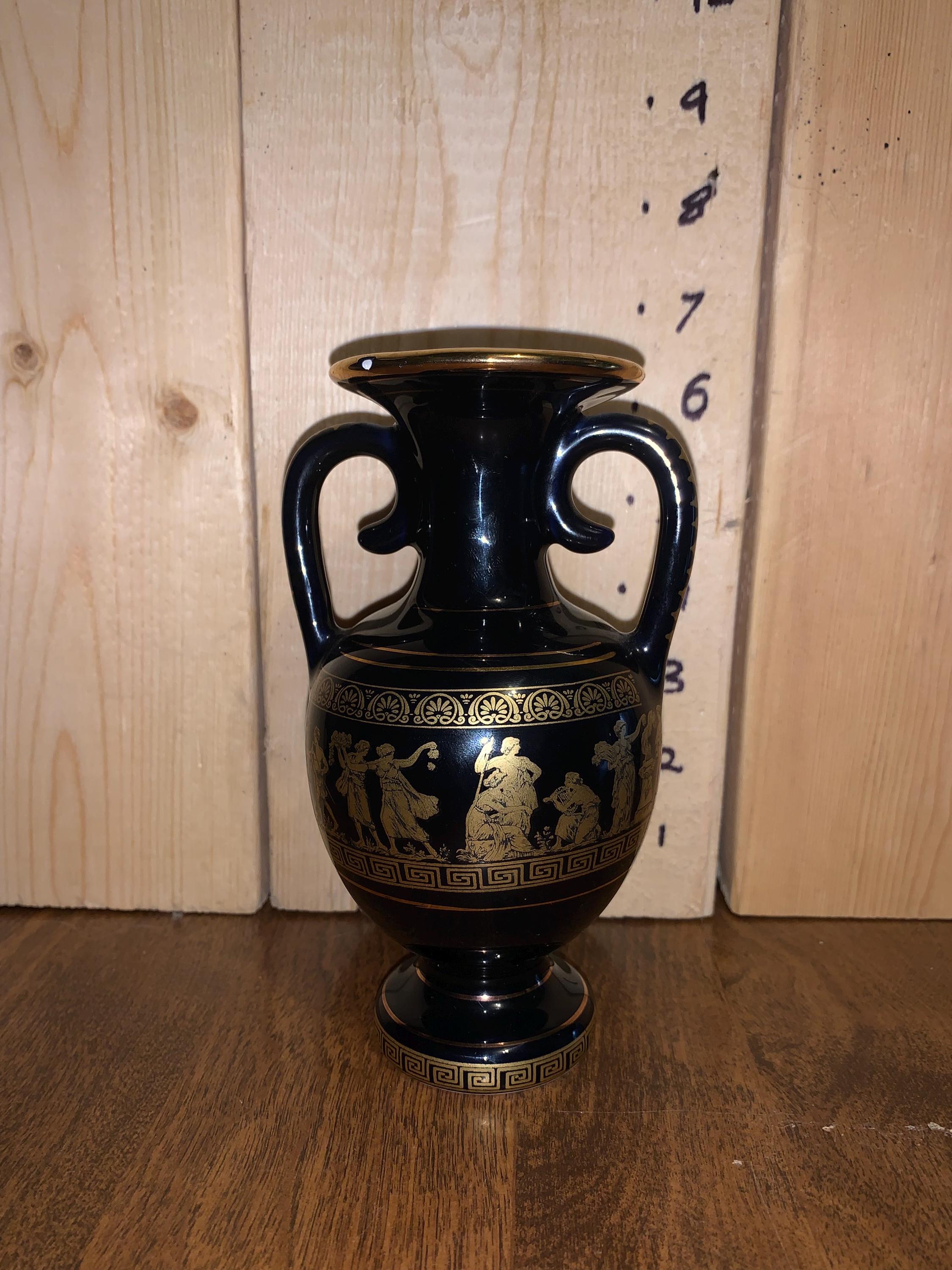 Greek Vase Handmade With Gold 24 K - Etsy