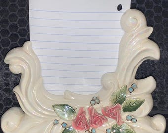 Vintage Norcrest Porcelain Picture / Card Holder