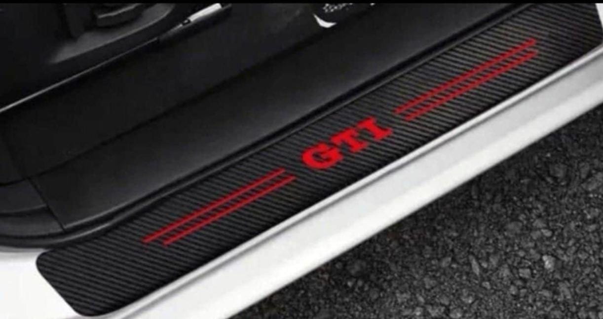 Brand new VW Golf GTI *4 Door Sill Protector Scuff Guard Step Cover Set MK4 MK5 MK6 MK7 MK8