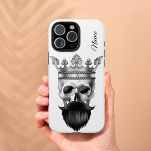 King Skull Personalized Case , iPhone & Samsung Tough Cover