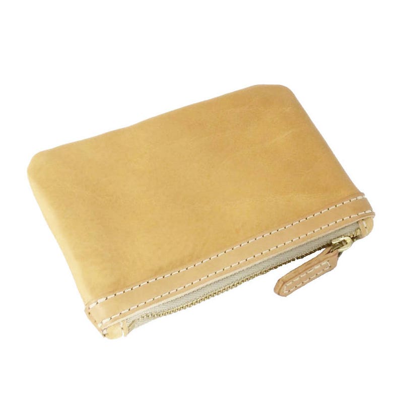 milled leather leather purse Melbourne leather coin purse coin purse handmade Australia brass hardware