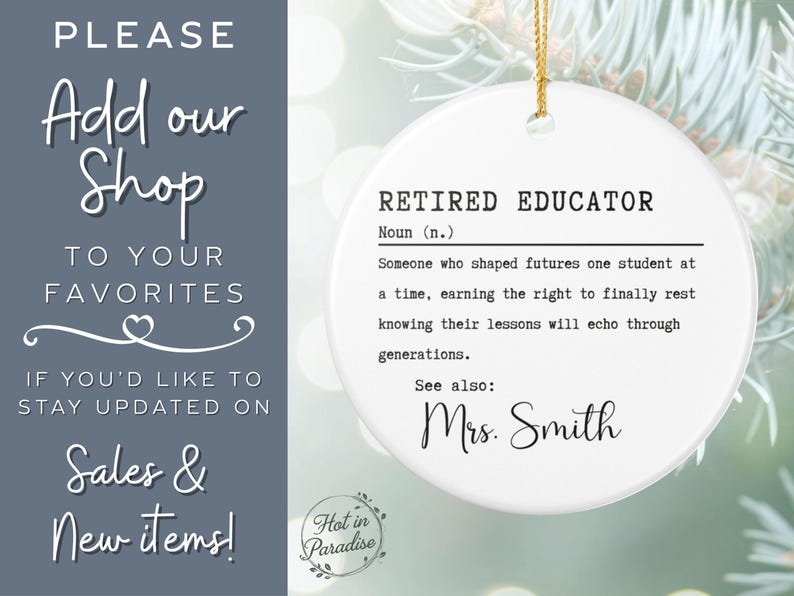Teacher retirement gift teacher ornament teacher retirement gifts teacher retirement ornament gift for retiring teacher ornament for retired teacher retirement gift teacher retiring teacher retiring teacher ornament teacher retirement personalized teacher gift custom teacher ornament retired educator definition custom name teacher keepsake teacher appreciation retirement celebration teaching career legacy educator retirement ornament personalized teacher retirement custom teacher gift teacher