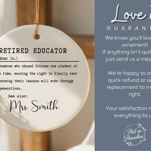 Teacher retirement gift teacher ornament teacher retirement gifts teacher retirement ornament gift for retiring teacher ornament for retired teacher retirement gift teacher retiring teacher retiring teacher ornament teacher retirement personalized teacher gift custom teacher ornament retired educator definition custom name teacher keepsake teacher appreciation retirement celebration teaching career legacy educator retirement ornament personalized teacher retirement custom teacher gift teacher