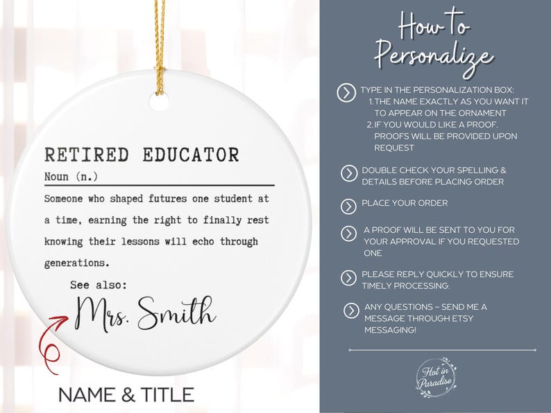 Teacher retirement gift teacher ornament teacher retirement gifts teacher retirement ornament gift for retiring teacher ornament for retired teacher retirement gift teacher retiring teacher retiring teacher ornament teacher retirement personalized teacher gift custom teacher ornament retired educator definition custom name teacher keepsake teacher appreciation retirement celebration teaching career legacy educator retirement ornament personalized teacher retirement custom teacher gift teacher