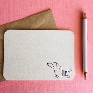Maxine Dachshund Puppy Notecards (set of 5)