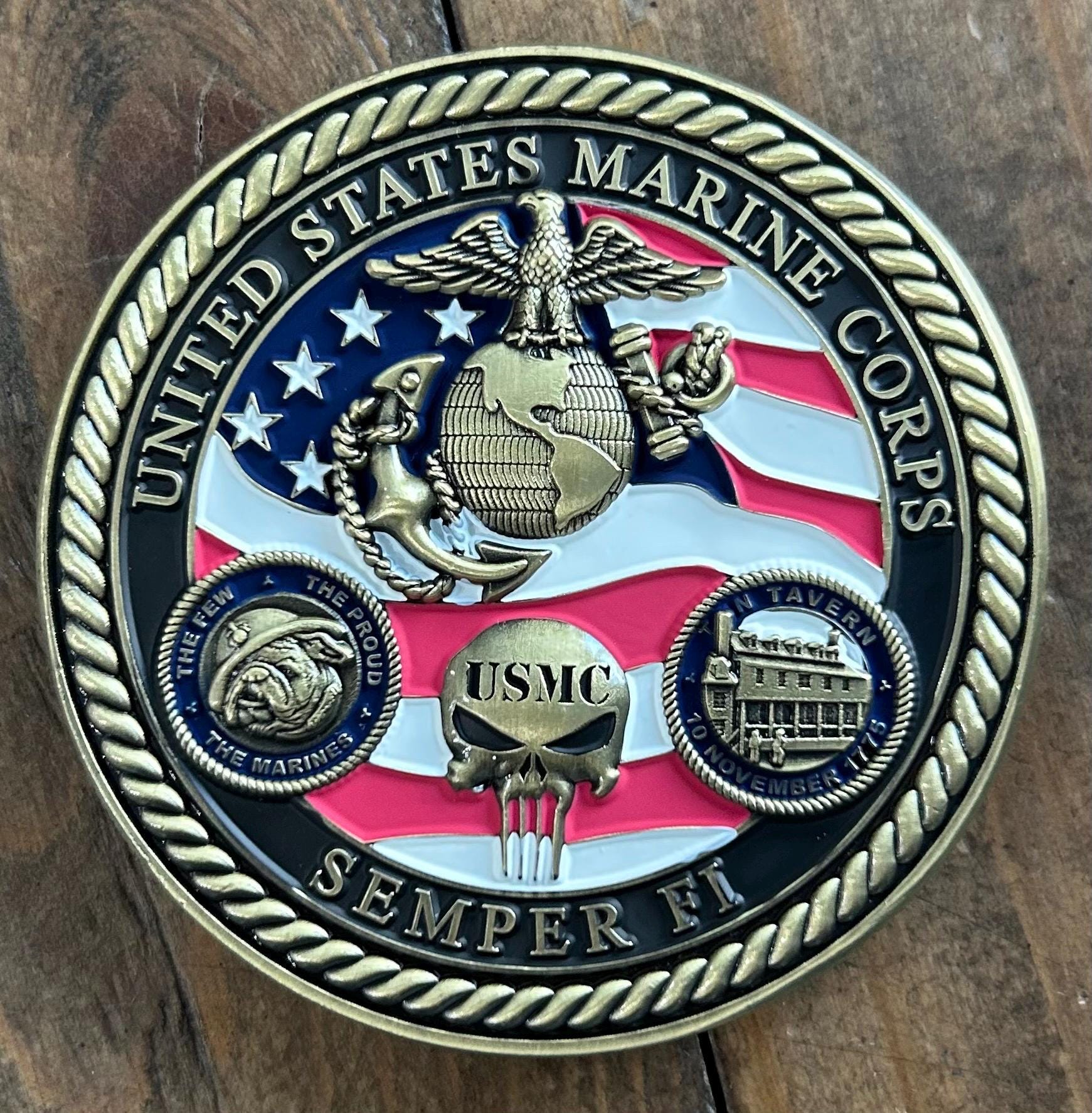 250th United States Marine Corps Anniversary Challenge Coin
