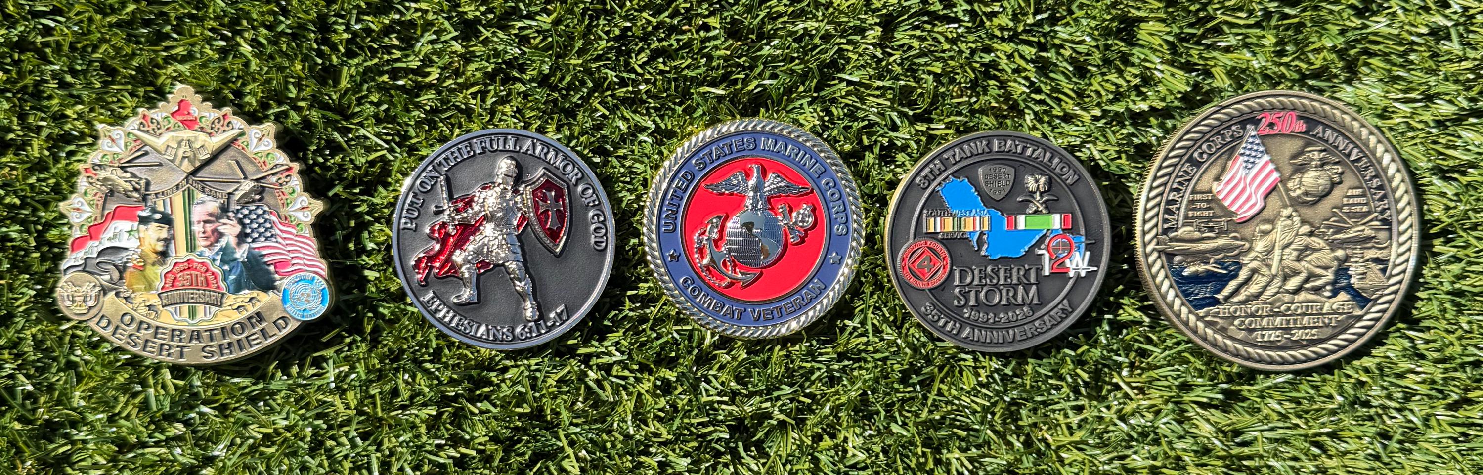 Desert Storm 35th Anniversary Coin USMC – TOW Co. Miami Marines