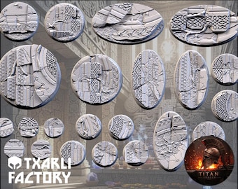 Fábrica Txarli, Bases de Ruinas Ancestrales de 25 mm/32 mm/40 mm/50 mm/60 mm y más / Wargaming
