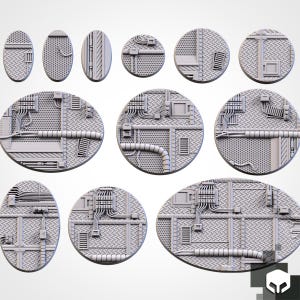 Txarli Factory, Factory Bases EXPANSION 25mm/32mm/40mm/50mm/60mm and more / Wargaming