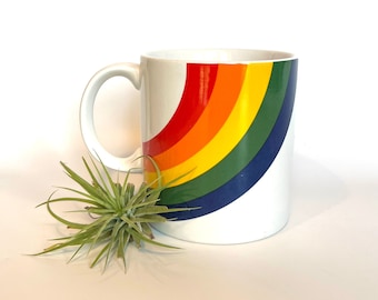 Rainbow Mug, Rainbow Coffee Cup