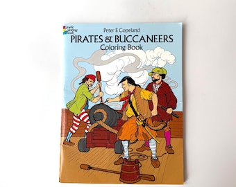 Libro para colorear de piratas y bucaneros (edición limitada), de 1977.