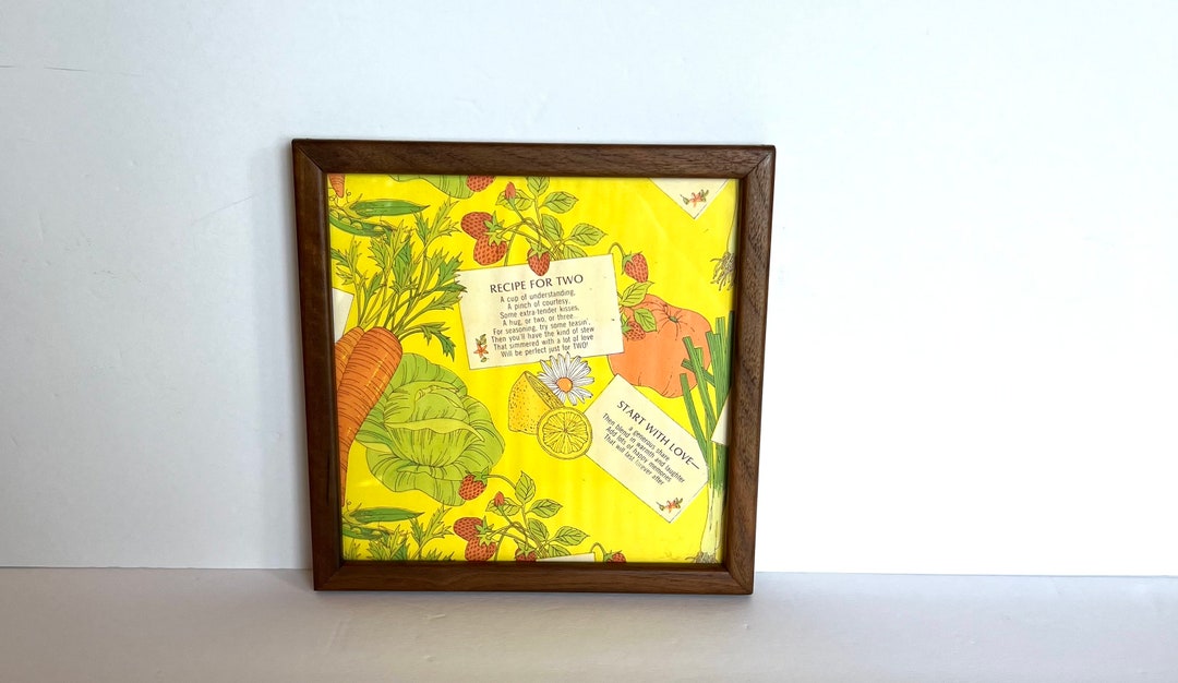Recipe for Love Wall Hanging Etsy