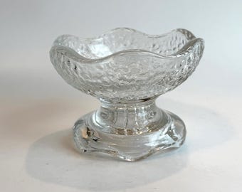 Vintage Anchor Hocking Pebble Glass Candle Holder