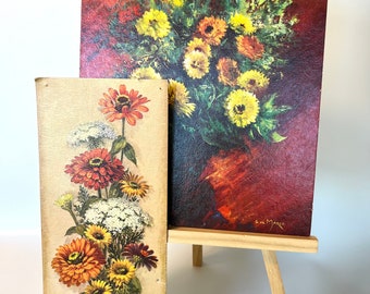 Floral Lithograph Prints, Marigold Lithographs