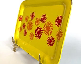 Vintage Sunshine Yellow Tray