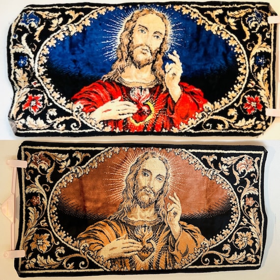 Velvet Jesus Tapestry, Religious Decor, Velvet Decor - Etsy Velvet Jesus Tapestry, Religious Decor, Velvet Decor - Etsy