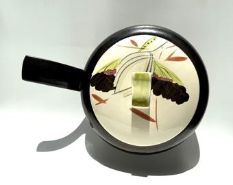 Red Wing Lotus Bronze covered casserole dish