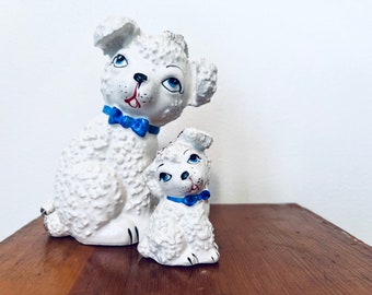 Pair of Spaghetti Poodle Figurines