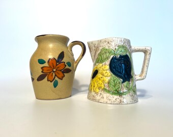 Petite Floral Pitchers