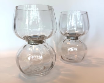 Set of 2, Vintage Litetyme Glass Fairy Lamps, With original Box