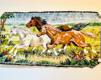 Majestic Velvet Horse Tapestry