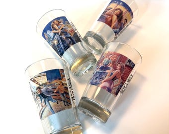 Bruce Springsteen Glasses, Set of 4 Glasses