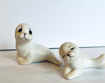 Mother and Pup Seals, Seal Figurines